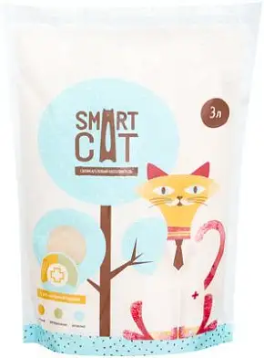 Smart Cat наполнитель для кошек силикагелевый наполнитель с pH индикатором