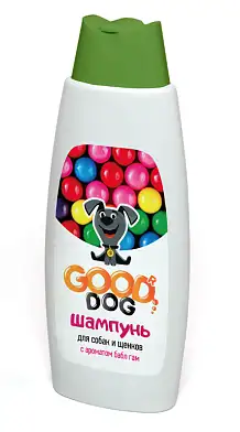 GOOD DOG Шампунь для собак и щенков c ароматом баббл гам